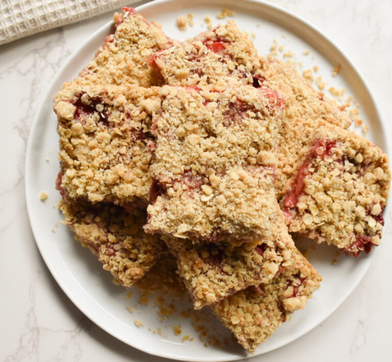 strawberry bars with low added sugar