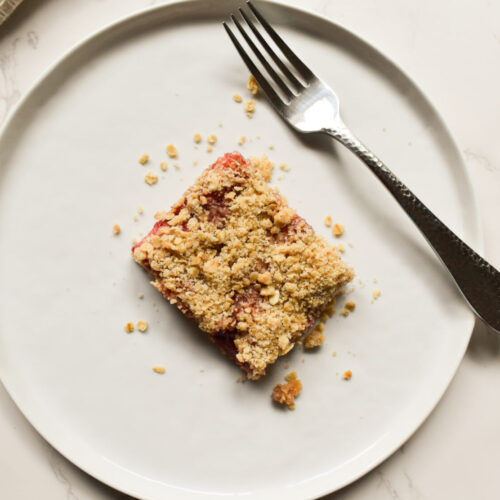 low sugar strawberry bars