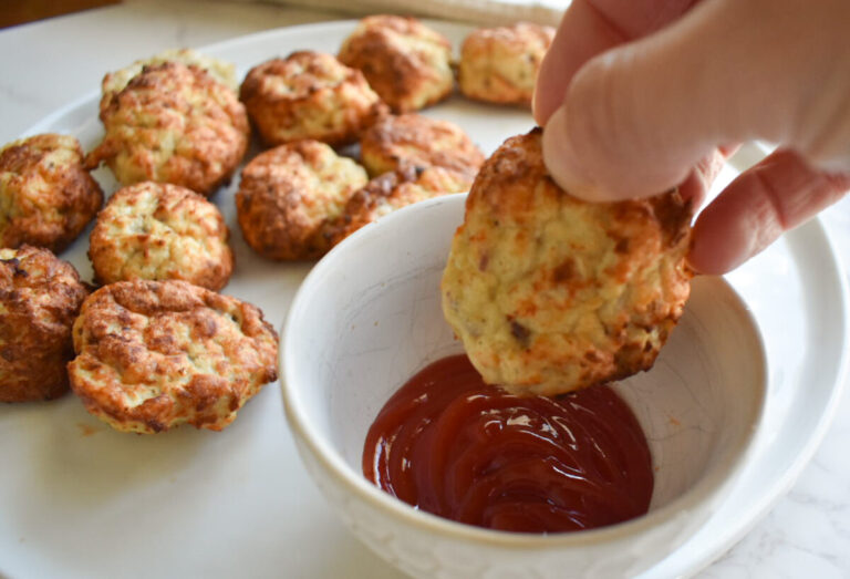 homemade chicken nuggets with a food processor and air fryer