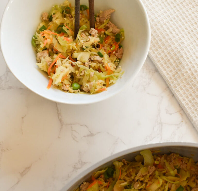 egg roll in a bowl recipe with ground turkey