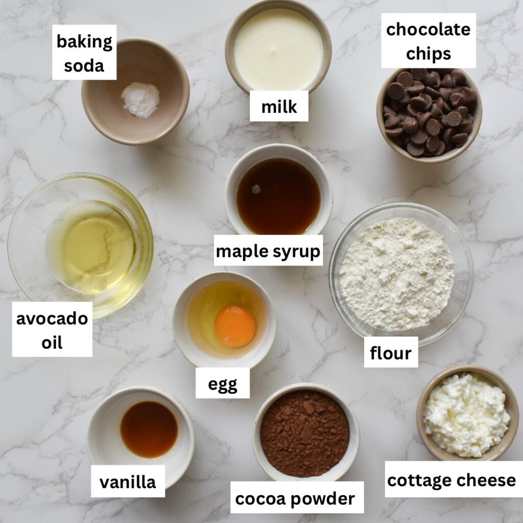 ingredients in protein brownies recipe