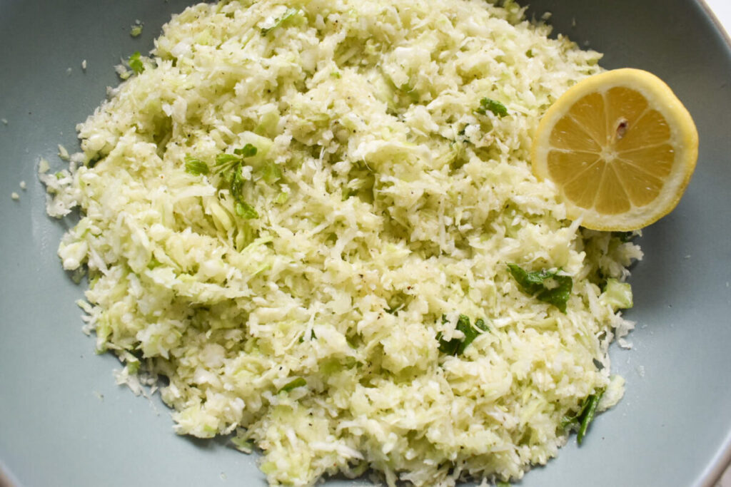 freshly chilled green goddess salad