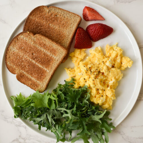 cottage cheese eggs, high protein breakfast