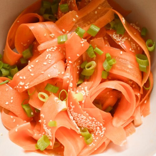 viral raw carrot salad from tiktok recipe