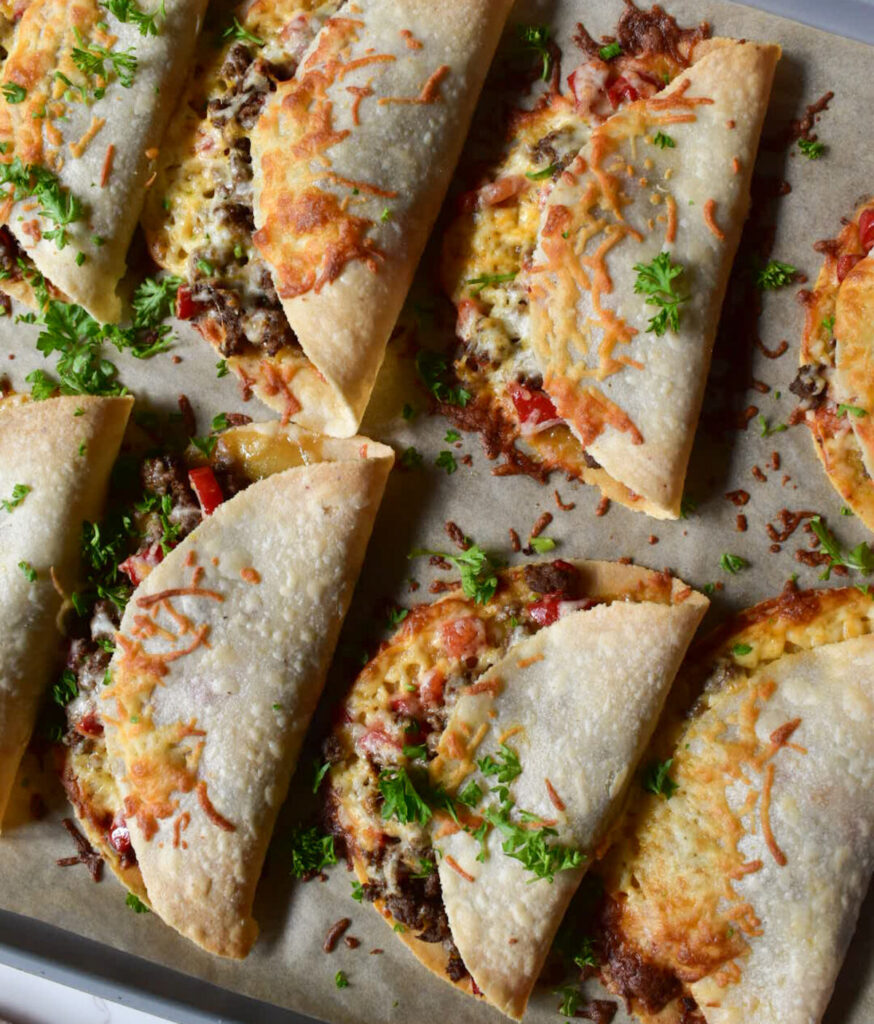 sheet pan baked taco recipe