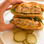 baked tuna and spinach patties