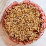 strawberry rhubarb crumble