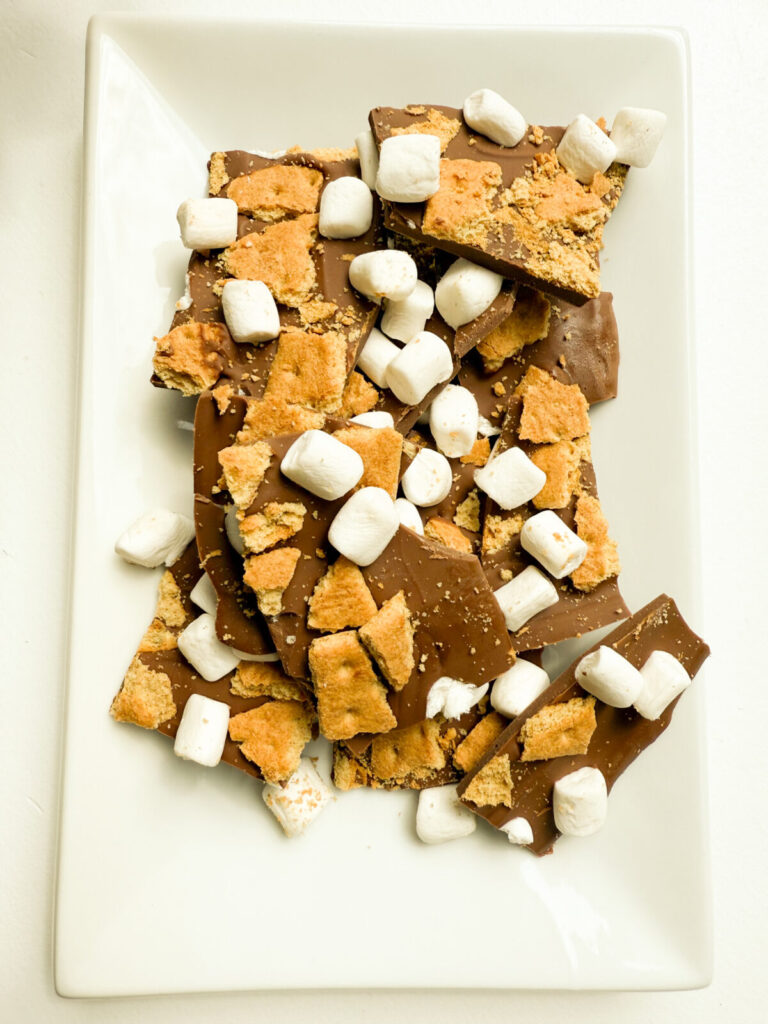 S'mores bark frozen treat