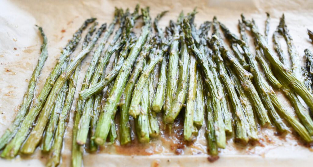 freshly roasted asparagus