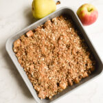 apple and pear crumble