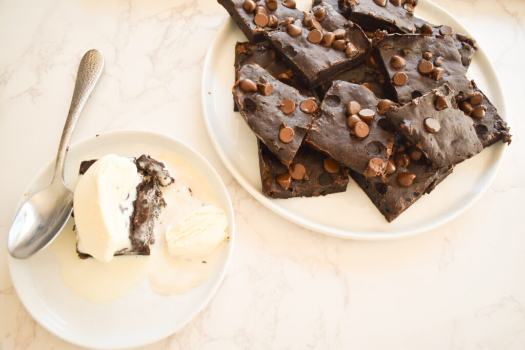 Fudgy Banana Applesauce Brownies