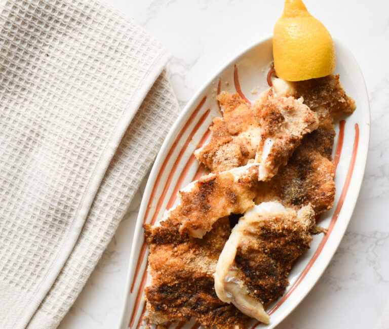 crispy cod made in the air fryer