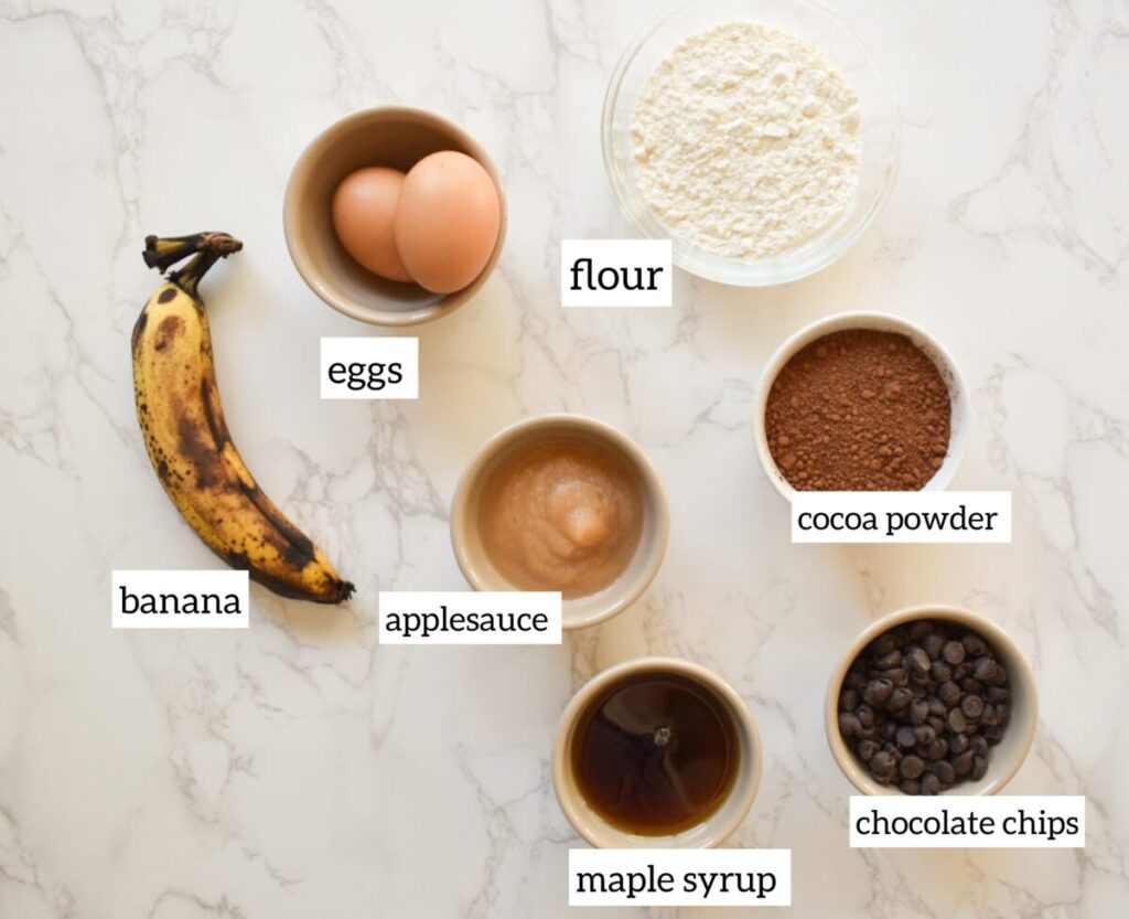 ingredients in applesauce brownies
