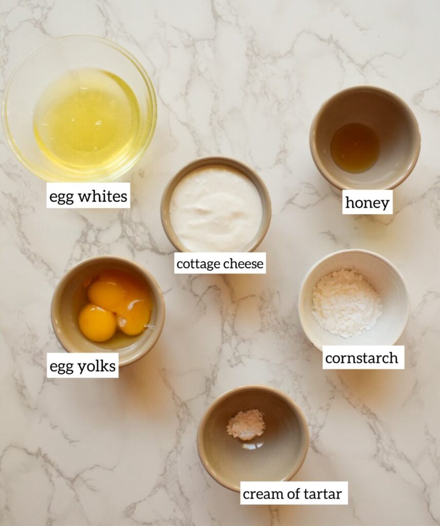 ingredients in sweetened keto cloud bread