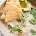 chicken chili made with white beans