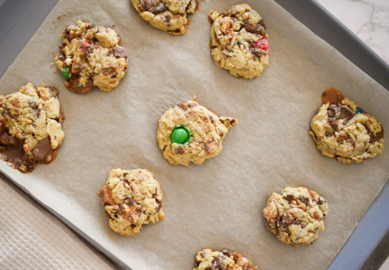 leftover halloween candy cookies