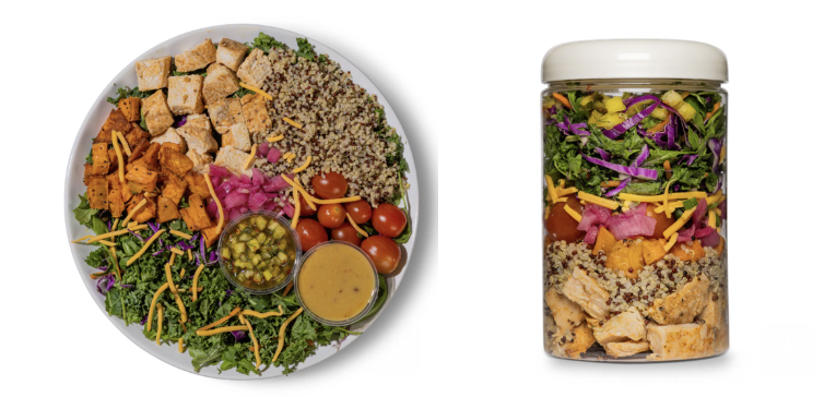 Gardencup Mike's Hot Honey Chicken Bowl high-protein lunch