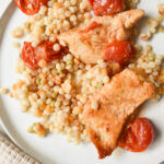 Easy sweet and tangy tomato chicken with cherry tomatoes